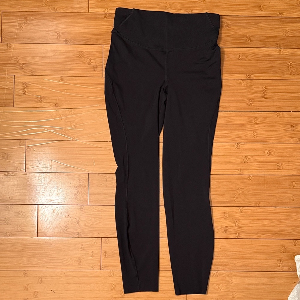 Lululemon Black High-Rise Running Tights / Leggings Size 6